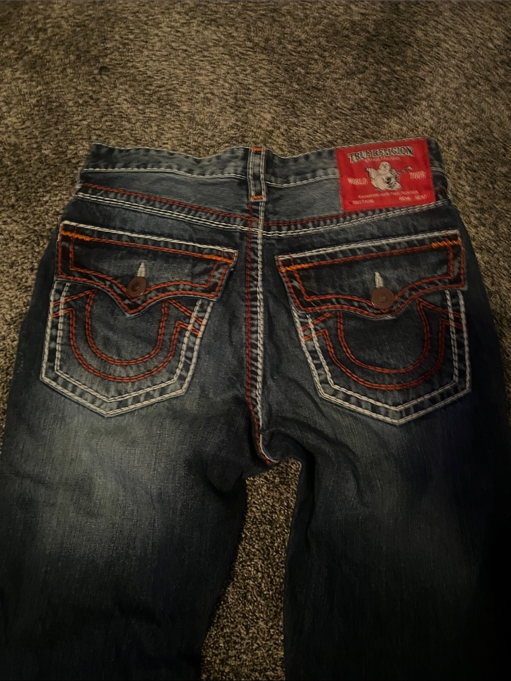 Y2K true religion jeans baggy